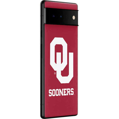 University of Oklahoma Sooners Red Google Pixel 6 Skin